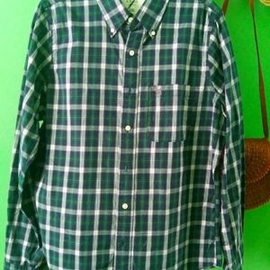 Abercrombie & Fitch, XXL, Green, Muscle Buttonup